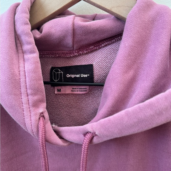 Men's Cozy Pink Hoodie - Picture 2 of 5